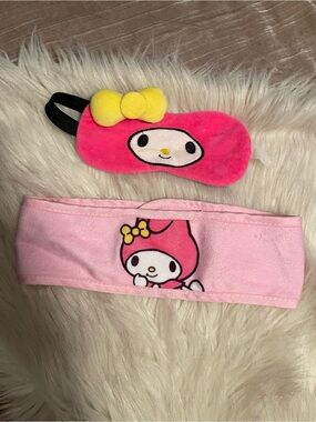 The Crème Shop My Melody eye mask and headband set